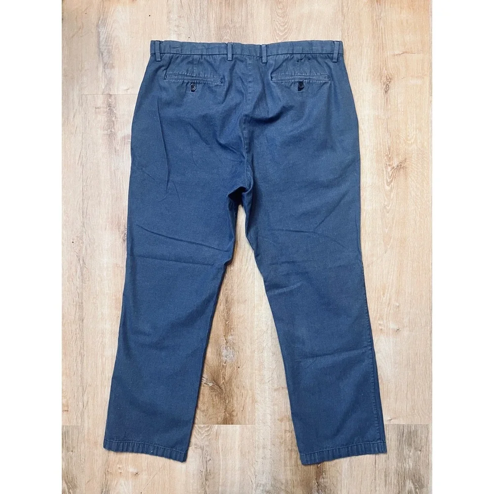 Banana Republic Kentfield Pant Mens 38x32 Blue Chino Cotton Casual Trousers‎